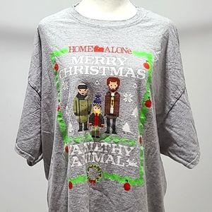 Home Alone Ya Filthy Animal    Christmas Tshirt Size 2XL